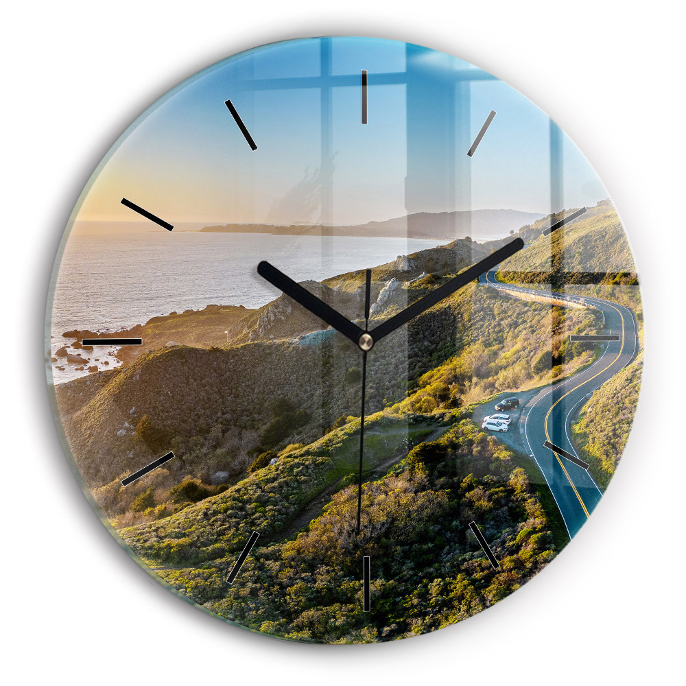 Route de San Francisco Horloge ronde murale