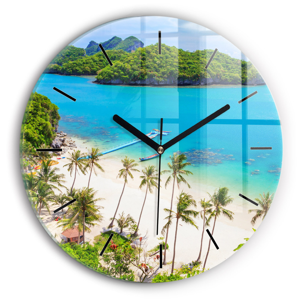 Parc national en Thaïlande Horloge ronde