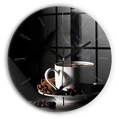Tasse de café Horloge ronde