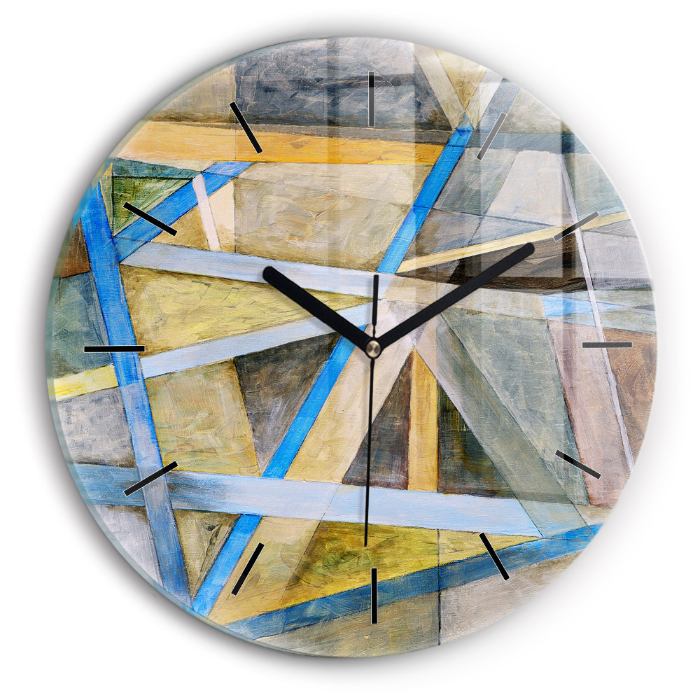 Peinture impressionniste Horloge ronde murale