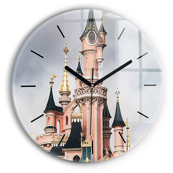 Château de Disneyland à Paris Horloge ronde murale