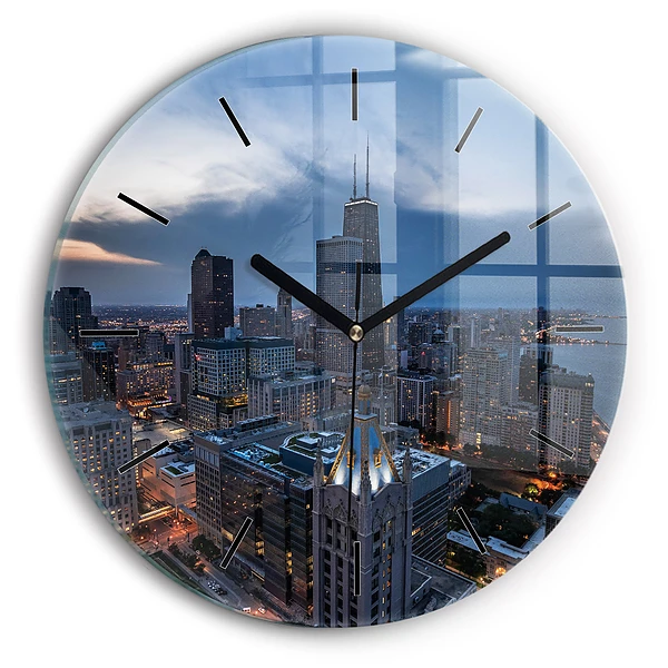 Photo de Chicago Horloge ronde murale