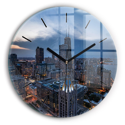 Photo de Chicago Horloge ronde murale