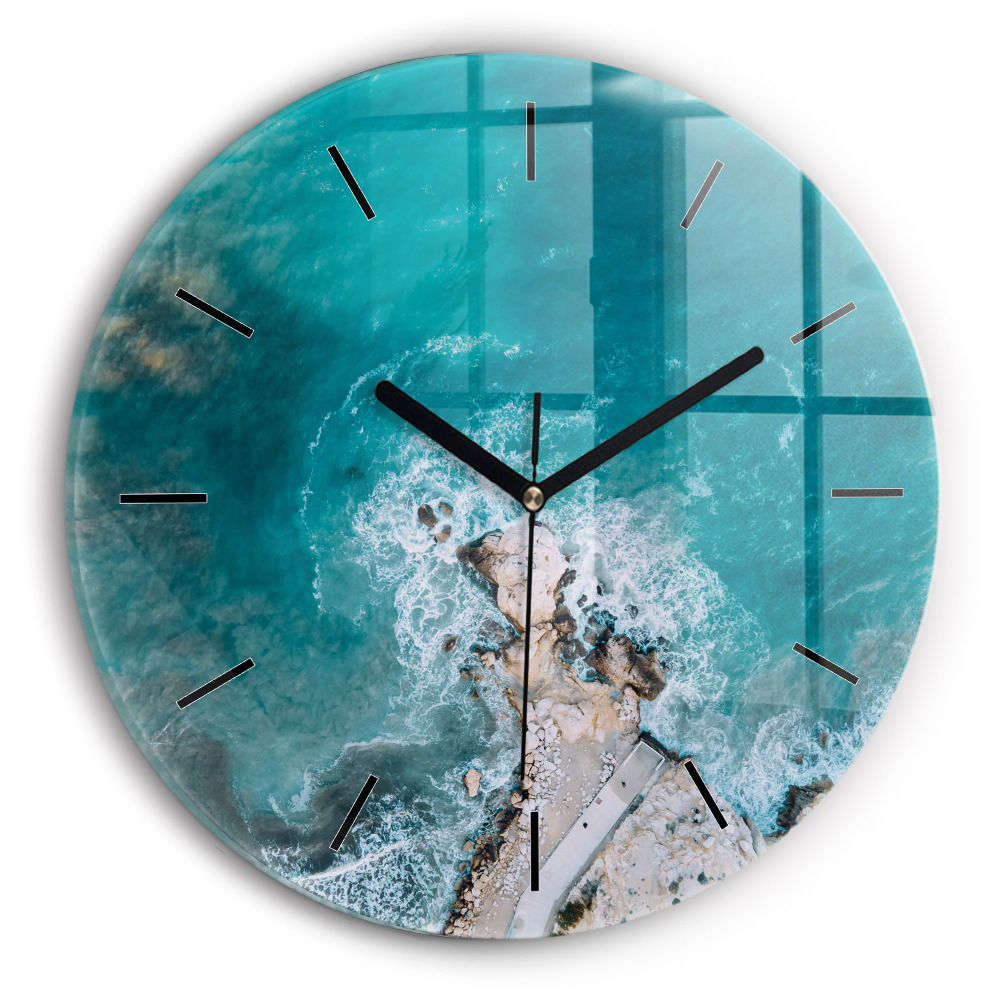 Fjords de la Costa Blanca Horloge ronde murale