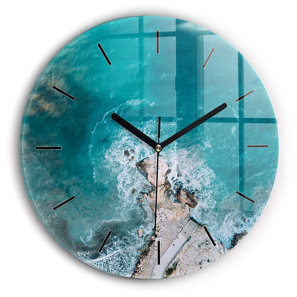 Fjords de la Costa Blanca Horloge ronde murale