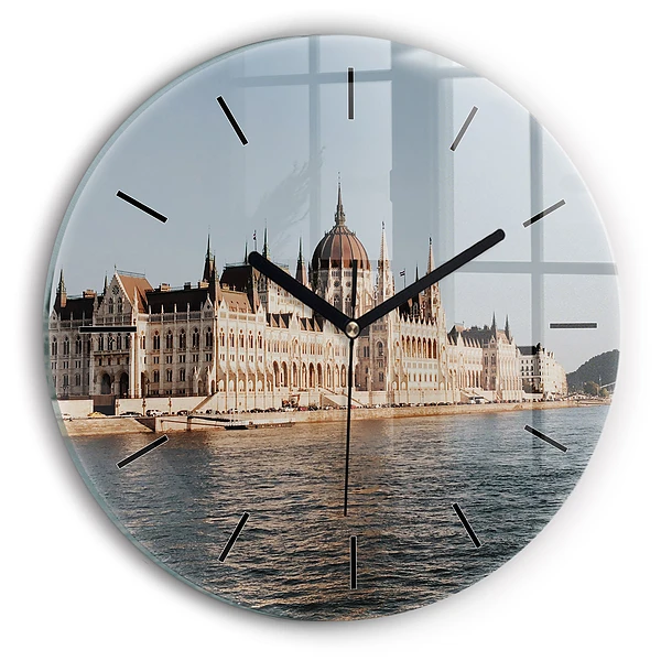 Parlement à Budapest Horloge ronde murale