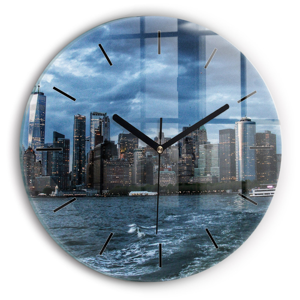 Panorama New York Horloge ronde