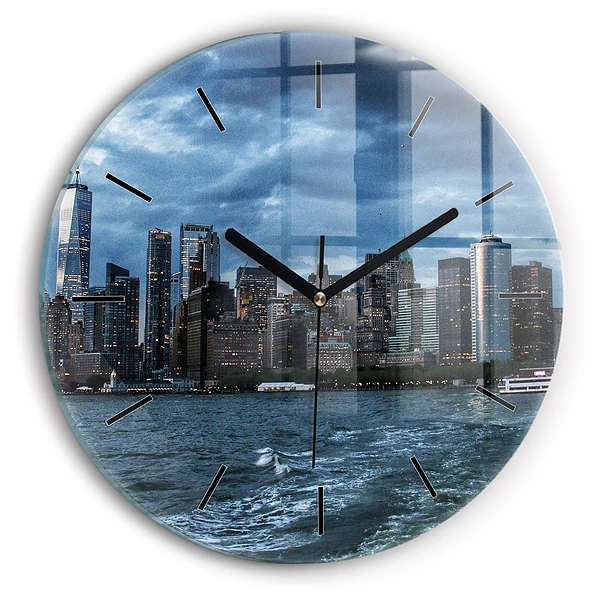 Panorama New York Horloge ronde