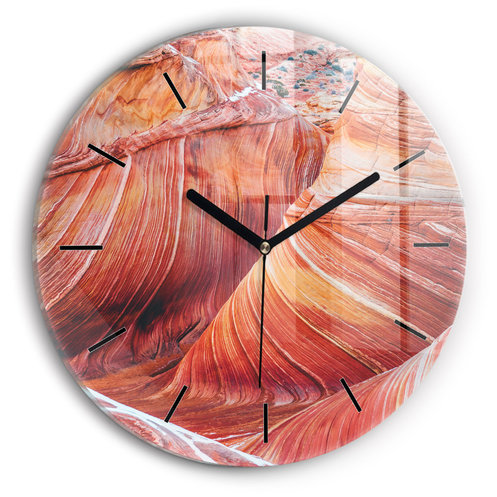 Grand Canyon pittoresque Pendule murale ronde