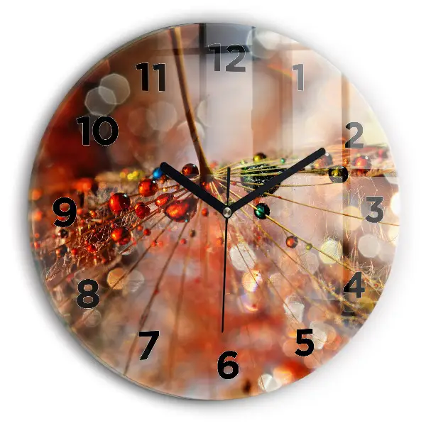 Horloge ronde Souffleur avec rosée