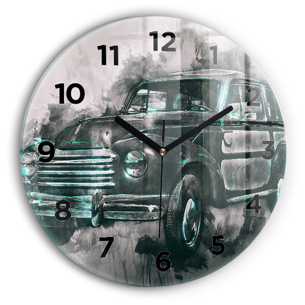 Horloge ronde Voiture ancienne