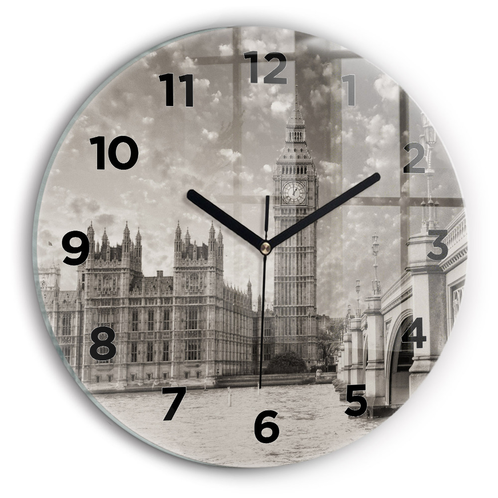 Horloge ronde murale Londres Big Ben