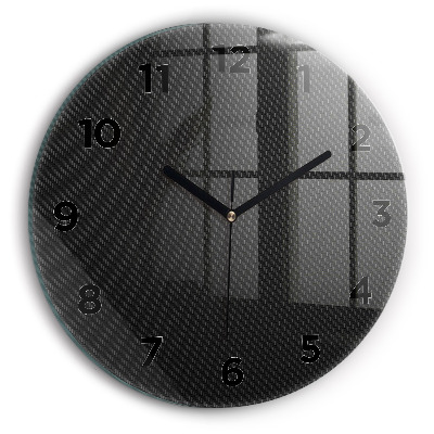 Horloge ronde murale Abstrait sombre