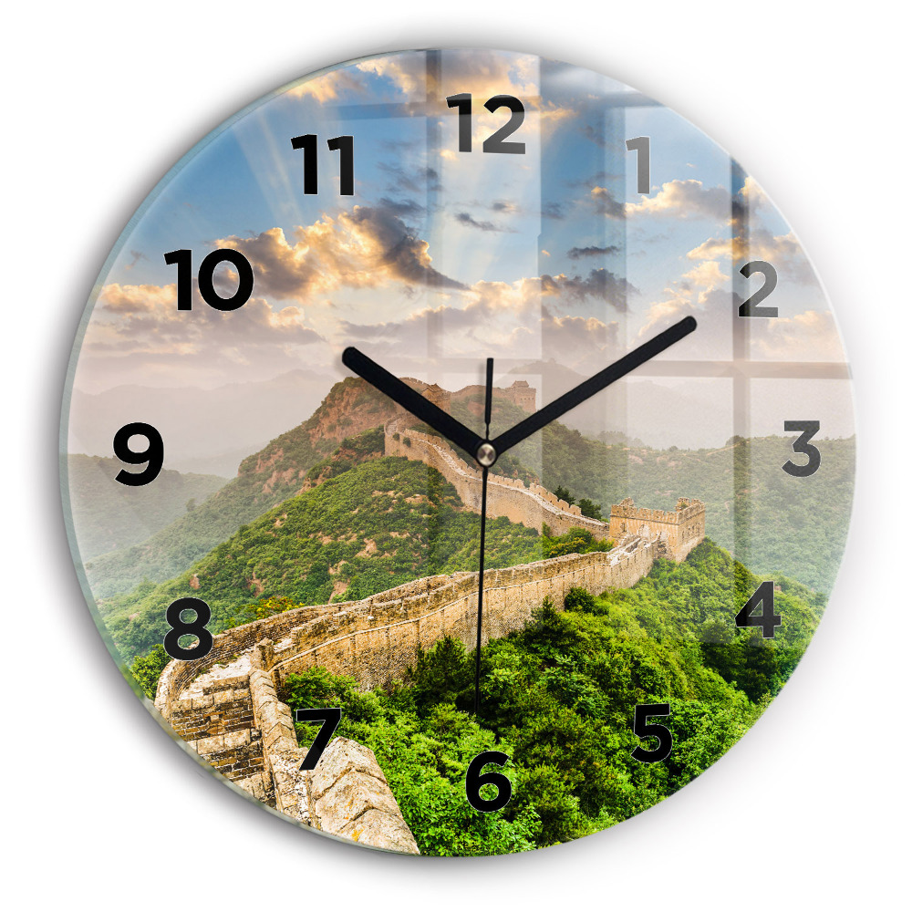 Horloge ronde Grande Muraille de Chine