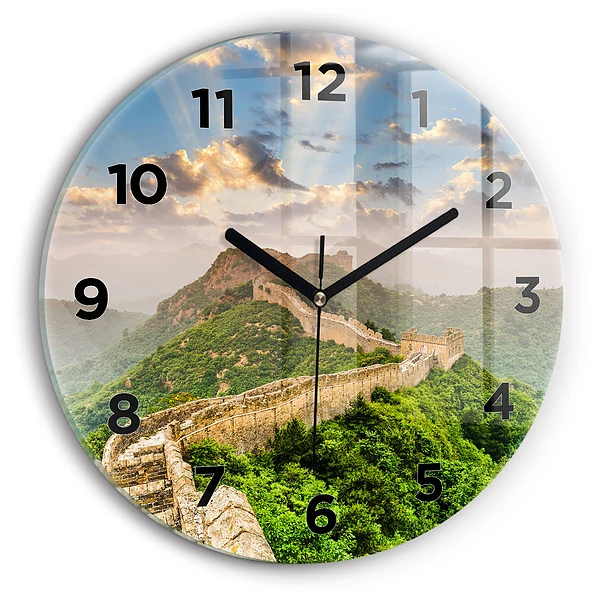 Horloge ronde Grande Muraille de Chine