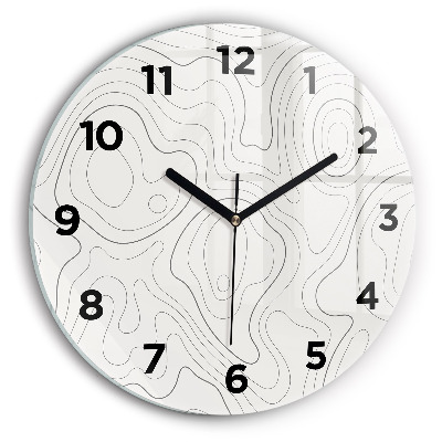 Pendule murale ronde Taches abstraites