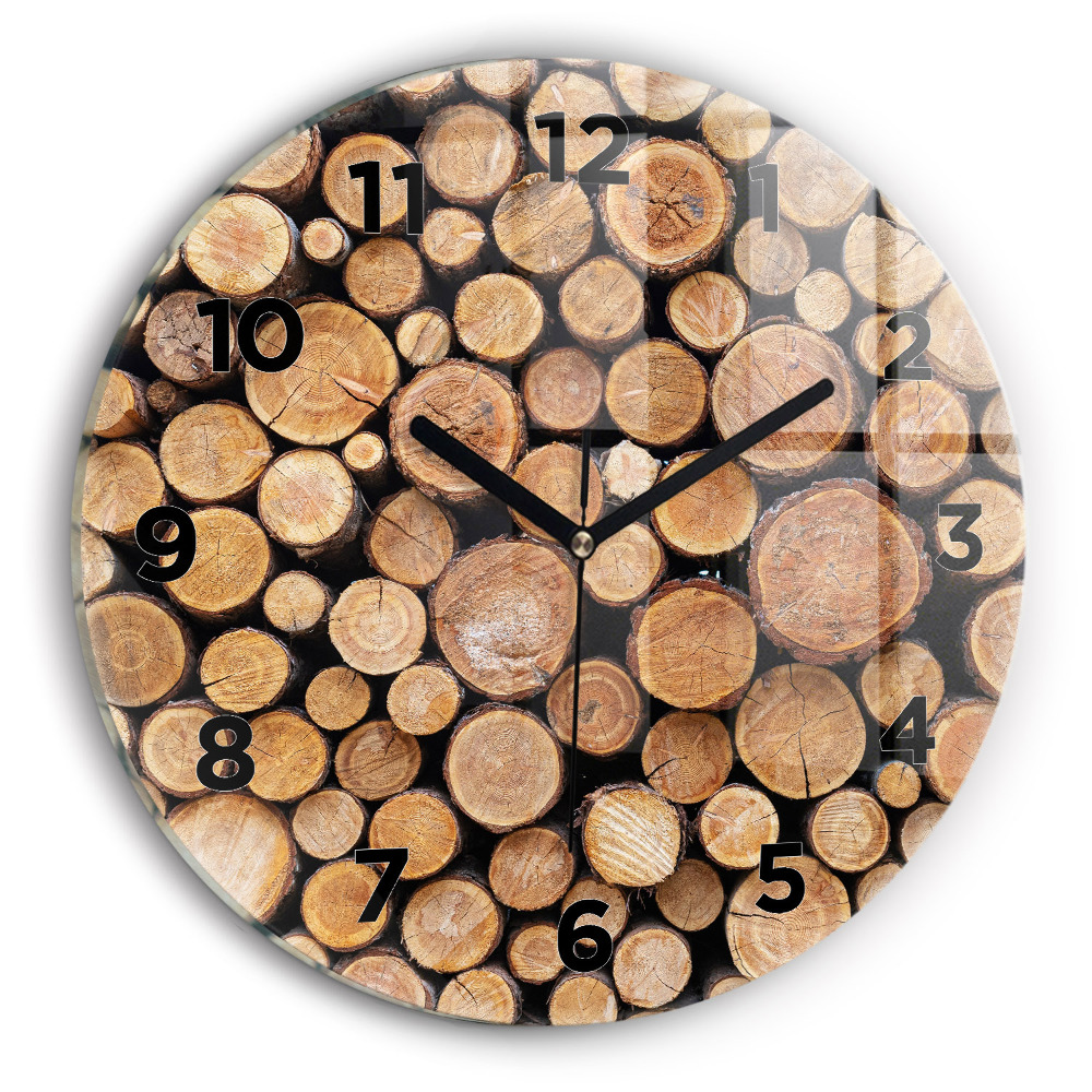 Pendule murale ronde Cercles d'arbres
