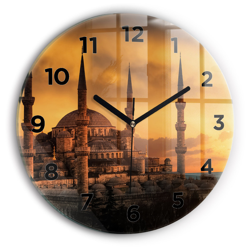 Horloge ronde murale Mosquée d'Istanbul