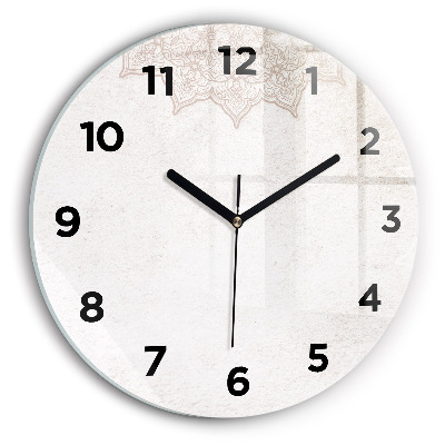 Horloge ronde Motif décoratif