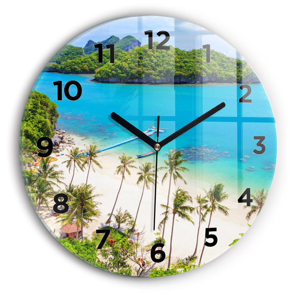 Horloge ronde Parc national en Thaïlande