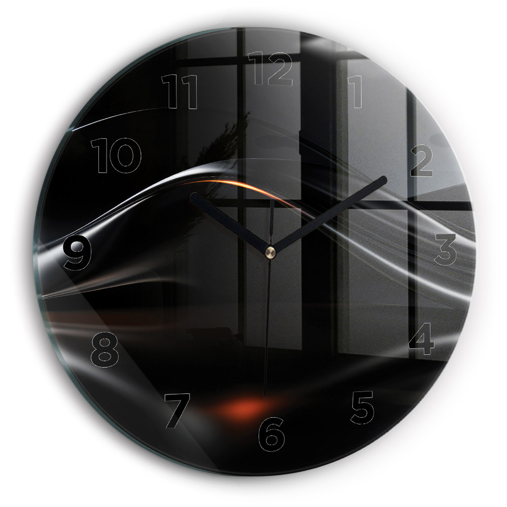 Horloge ronde Abstrait