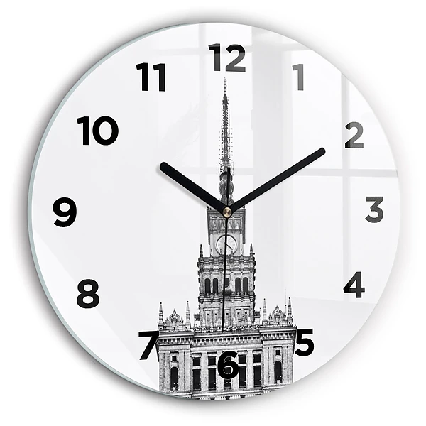 Horloge ronde Palais de la culture et des sciences