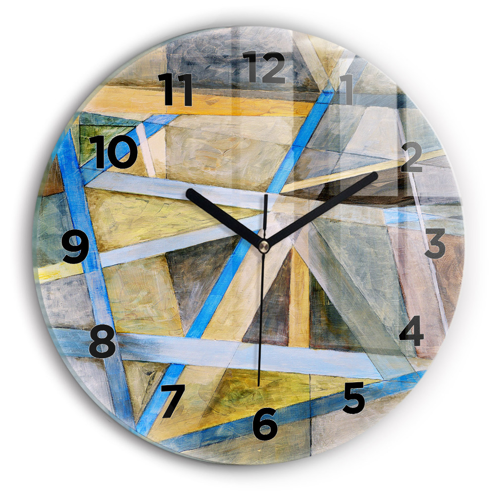 Horloge ronde murale Peinture impressionniste