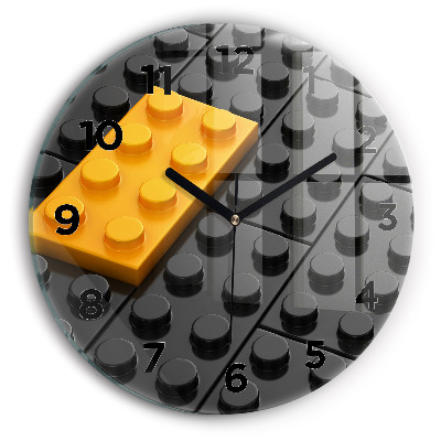 Horloge ronde Blocs de jouets