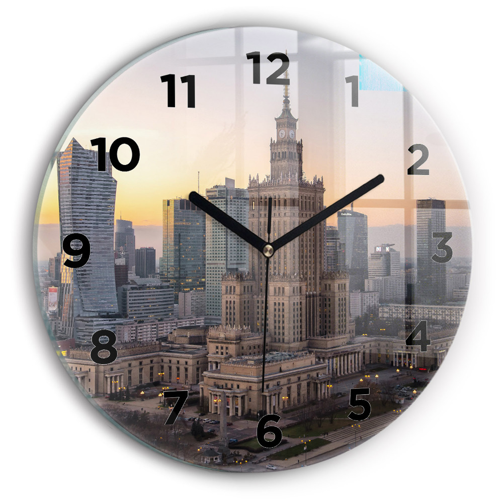 Horloge ronde Panorama de Varsovie