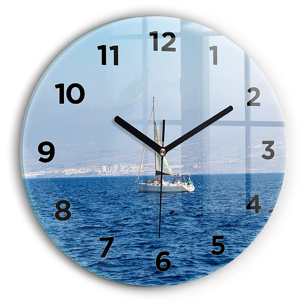 Pendule murale ronde Yacht à Tenerife