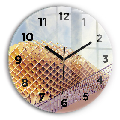 Horloge ronde murale Point de vue à Séville