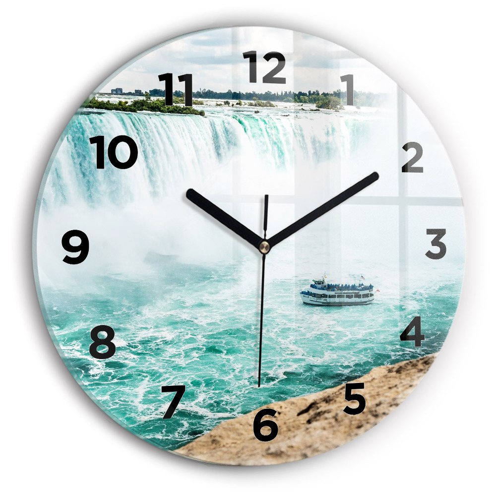 Horloge ronde Bateau et Niagara