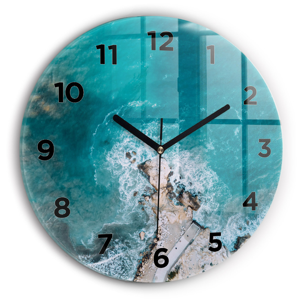 Horloge ronde murale Fjords de la Costa Blanca