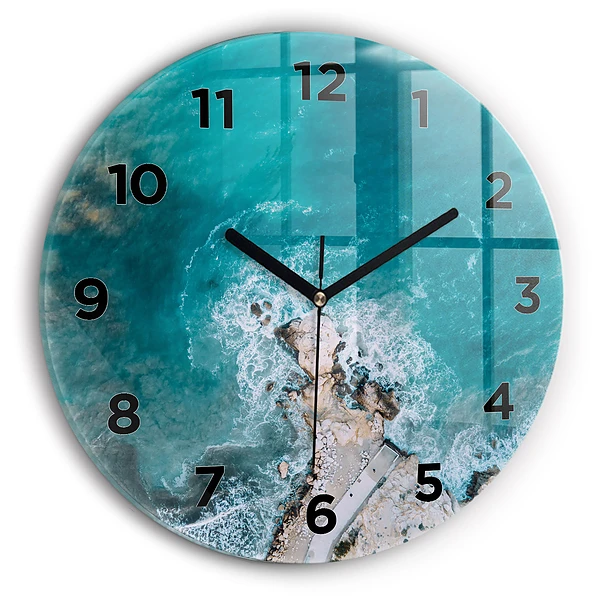 Horloge ronde murale Fjords de la Costa Blanca