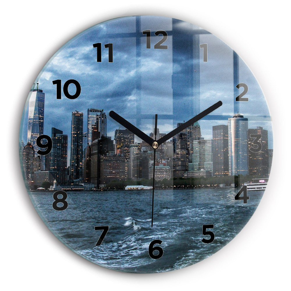 Horloge ronde Panorama New York