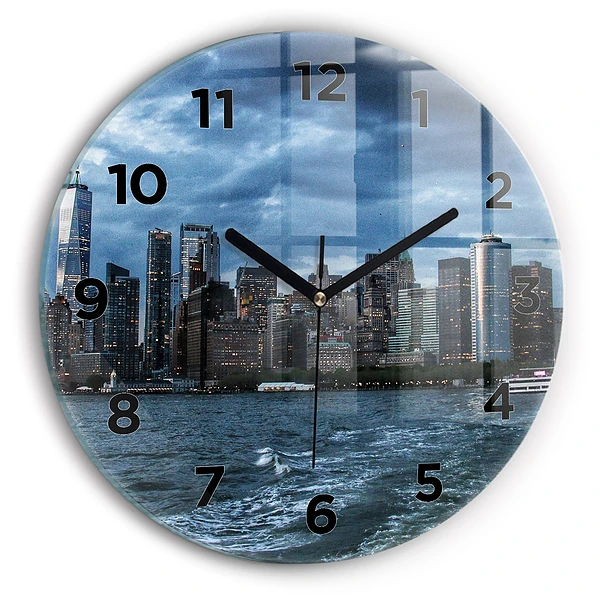 Horloge ronde Panorama New York