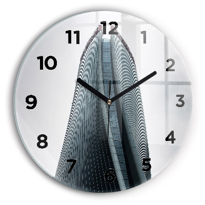 Horloge ronde murale Gratte-ciel de Milan