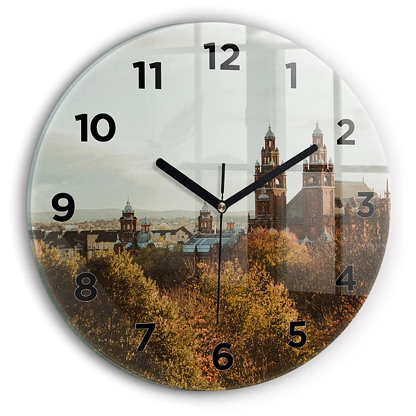 Horloge ronde murale Galerie d'art à Glasgow