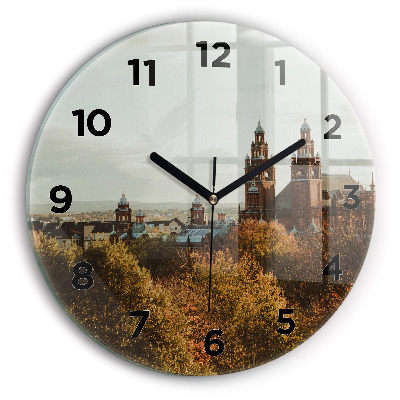 Horloge ronde murale Galerie d'art à Glasgow