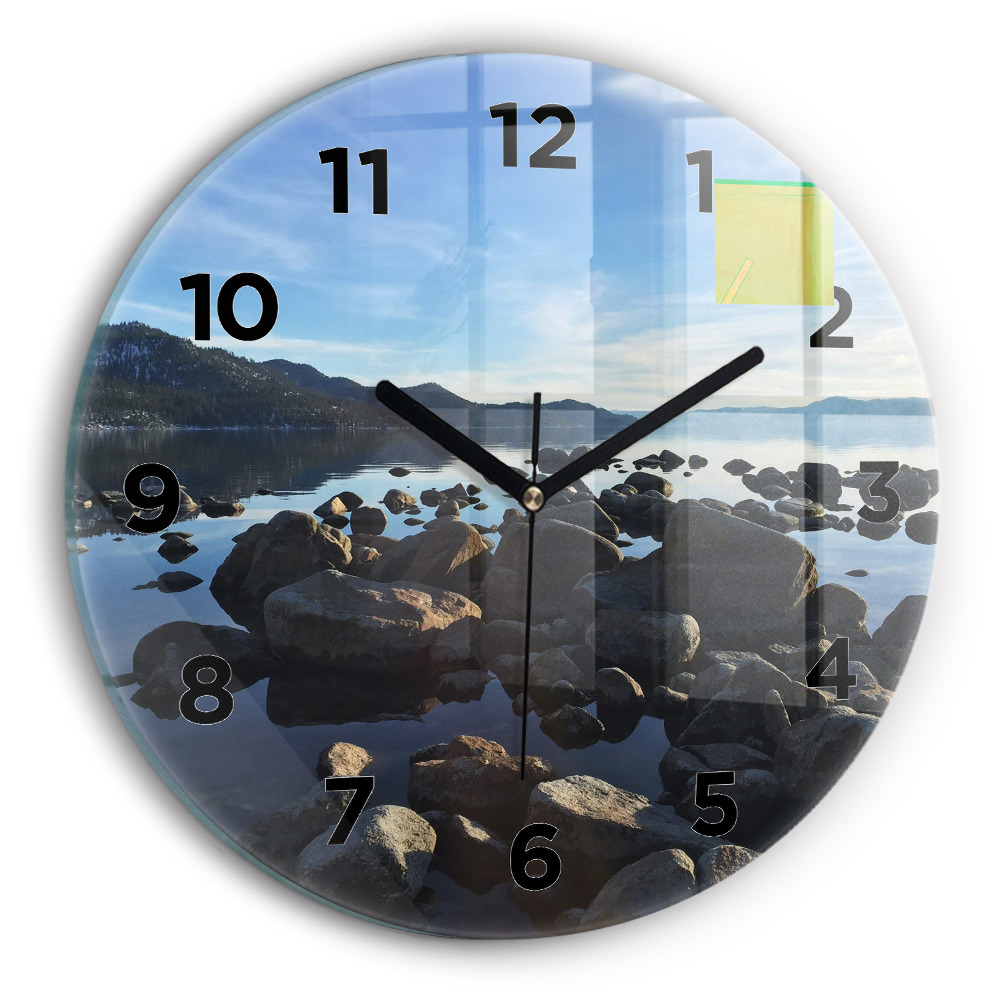 Horloge ronde murale Vue sur la mer