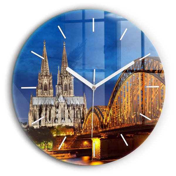 Horloge ronde murale 60 cm Pont en Allemagne