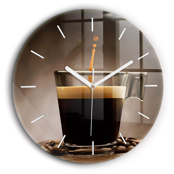 Horloge ronde 60 cm Tasse de café