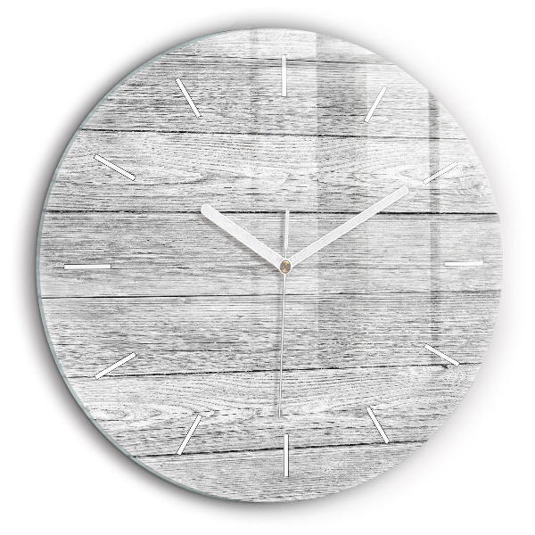 Horloge ronde 60 cm Panneaux en bois