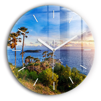 Horloge ronde 60 cm Phuket en Thaïlande