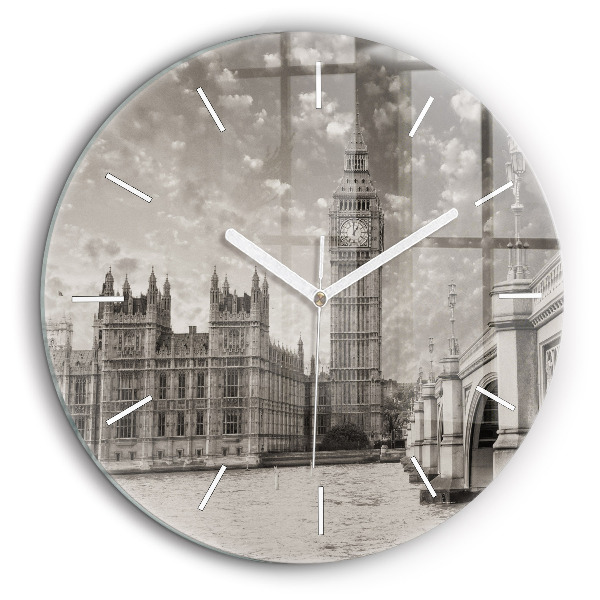 Horloge ronde murale 60 cm Londres Big Ben