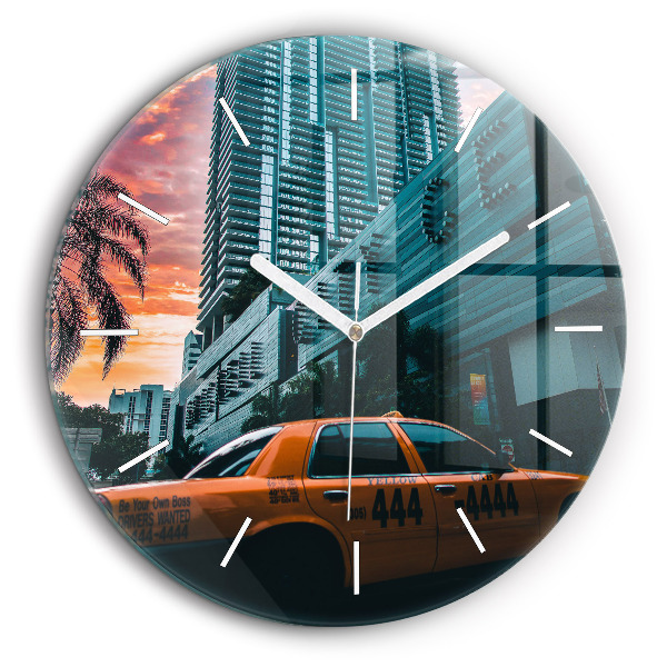 Horloge ronde murale 60 cm Miami, Floride