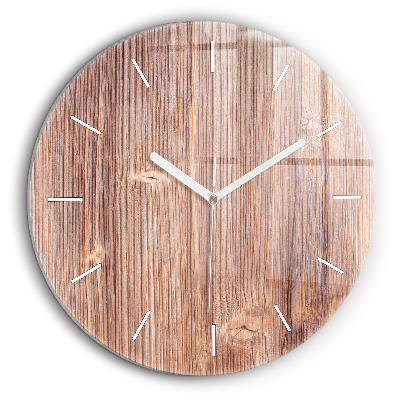 Horloge ronde en verre 60 cm Paprika