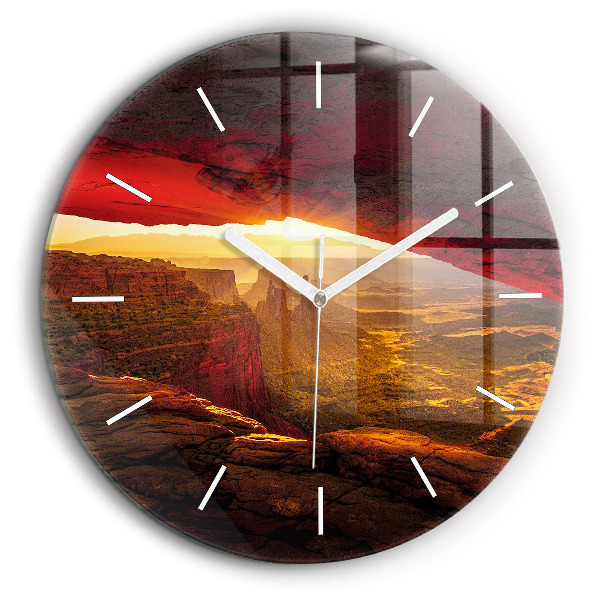 Horloge ronde 60 cm Grand Canyon en Arizona