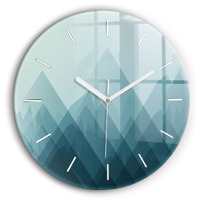 Horloge ronde 60 cm Figures géométriques