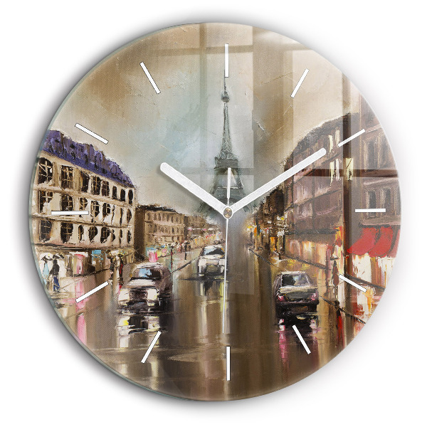 Horloge ronde murale 60 cm Architecture de la ville de Paris